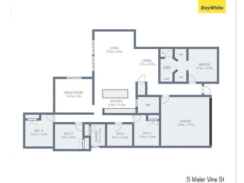 5 Water Vine Street, Sapphire Beach NSW 2450 Floorplan