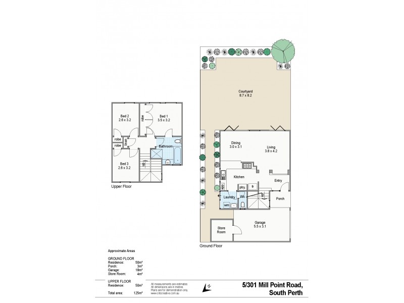 5/301 Mill Point Road, South Perth WA 6151 Floorplan