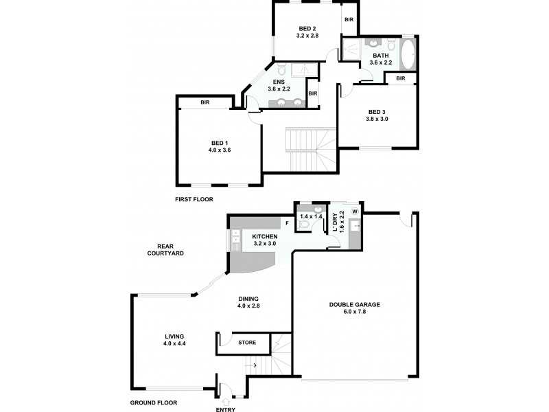 3/33 Eric Street, Como WA 6152 Floorplan