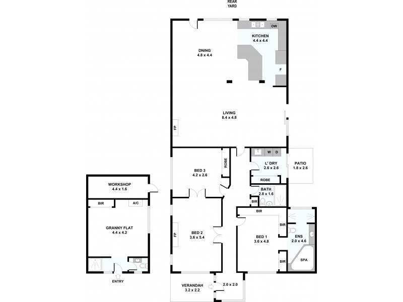 51 Monk Street, Kensington WA 6151 Floorplan