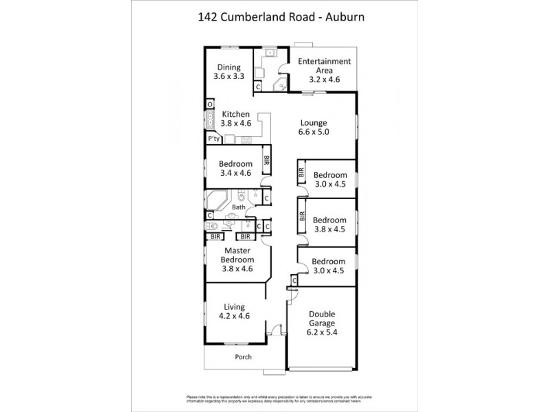 142 Cumberland Road, Auburn NSW 2144 Floorplan