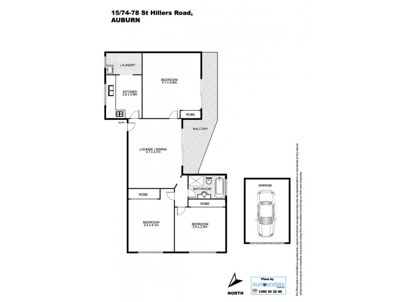 15/74-78 St Hilliers Road, Auburn NSW 2144 Floorplan