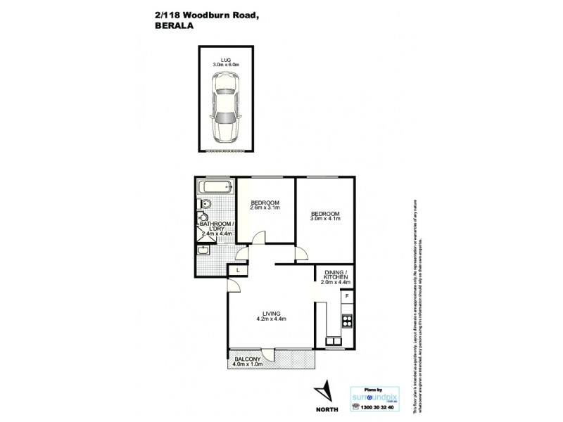 2/118 Woodburn Road, Berala NSW 2141 Floorplan