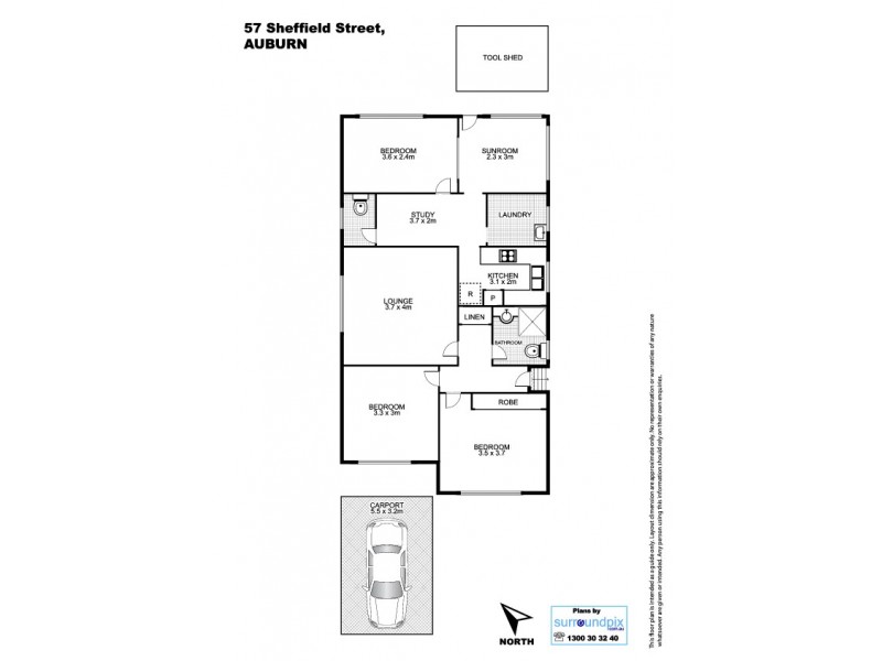 57 Sheffield Street, Auburn NSW 2144 Floorplan