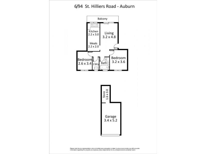 6/94-96 St Hilliers Road, Auburn NSW 2144 Floorplan