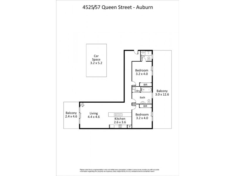 4525/57-59 Queen Street, Auburn NSW 2144 Floorplan