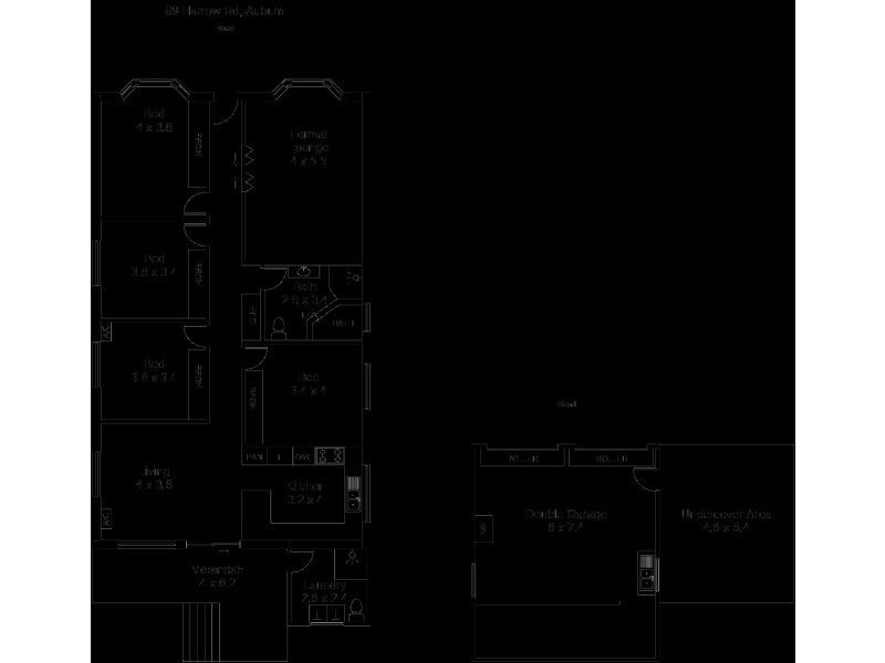 99 Harrow Road, Auburn NSW 2144 Floorplan