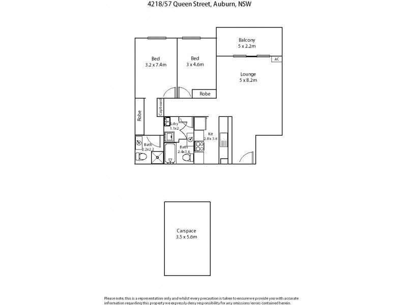 4218/57-59 Queen Street, Auburn NSW 2144 Floorplan