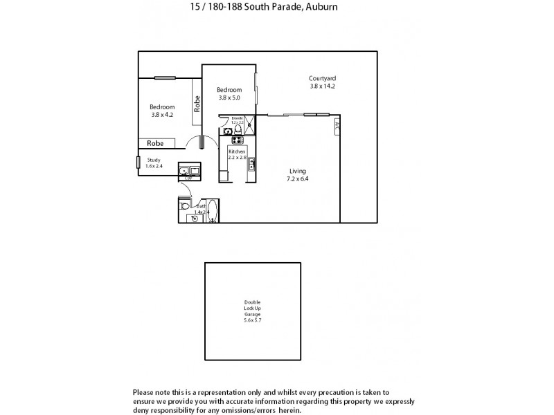 15/180-188 South Parade, Auburn NSW 2144 Floorplan