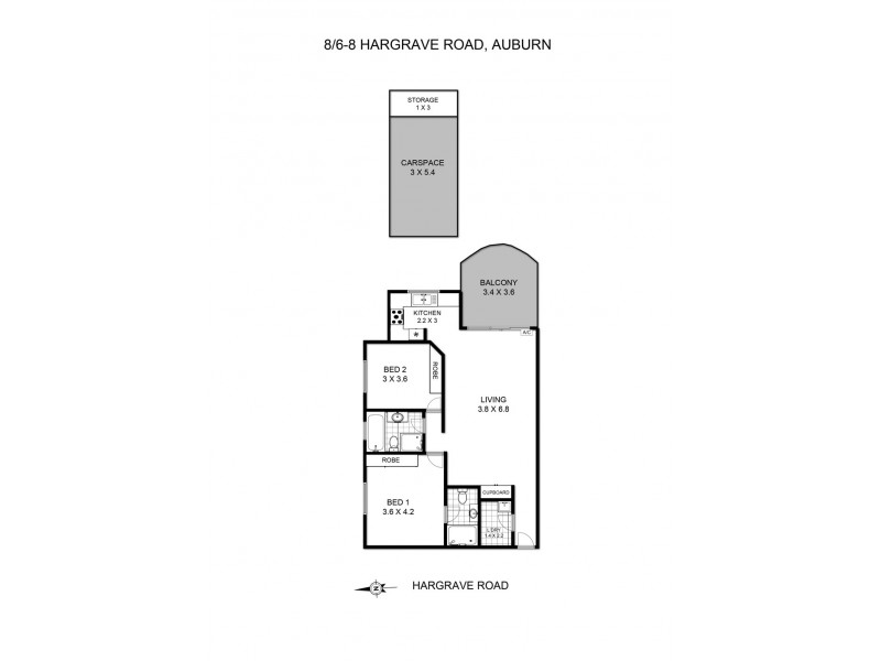 8/6-8 Hargrave Road, Auburn NSW 2144 Floorplan