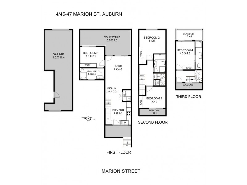4/45-47 Marion Street, Auburn NSW 2144 Floorplan