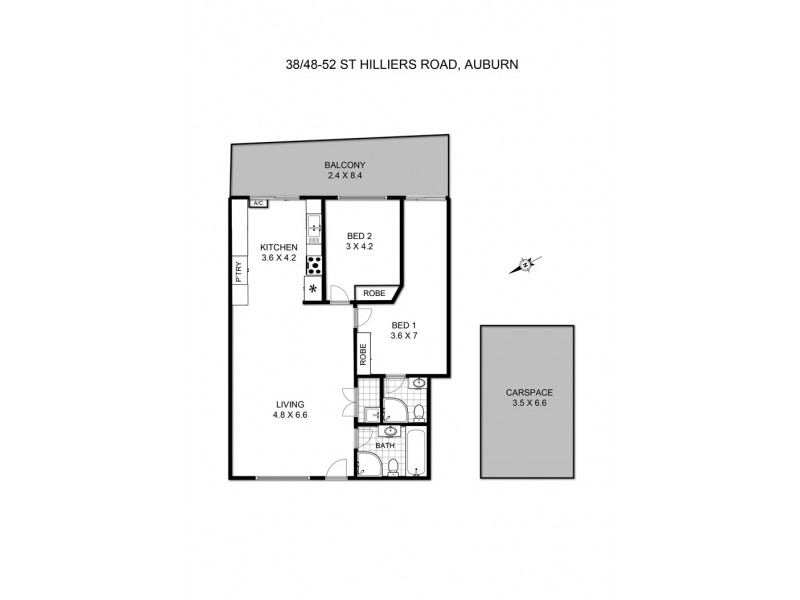 38/48-52 St Hilliers Road, Auburn NSW 2144 Floorplan