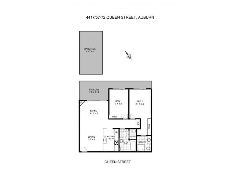 4417/57-59 Queen Street, Auburn NSW 2144 Floorplan