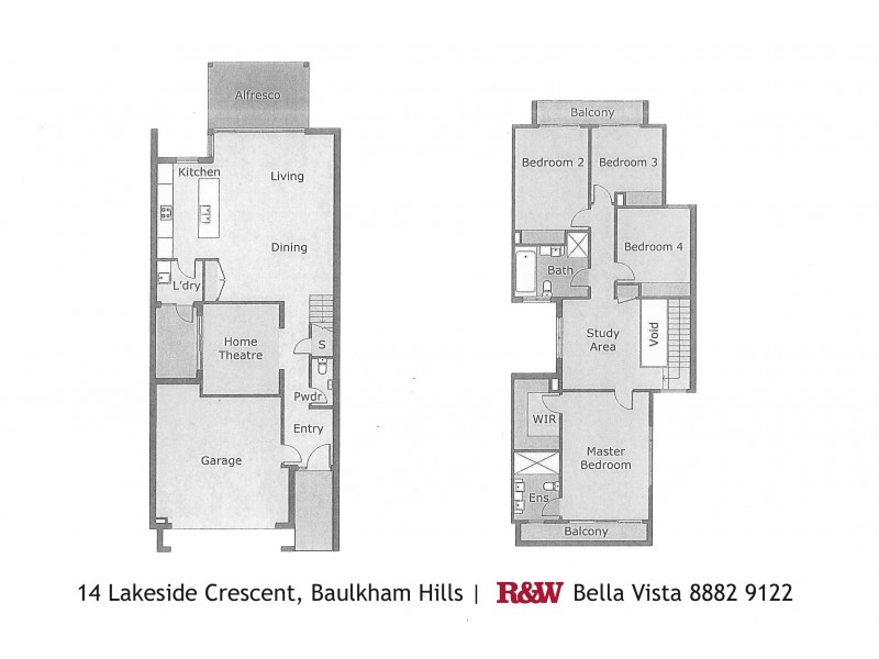 14 Lakeside Crescent, Baulkham Hills NSW 2153 Floorplan