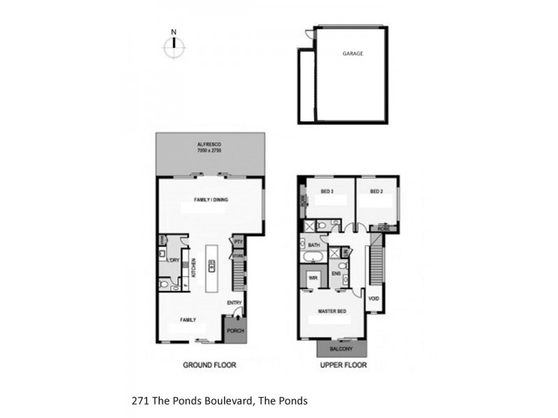 271 The Ponds Boulevard, The Ponds NSW 2769 Floorplan