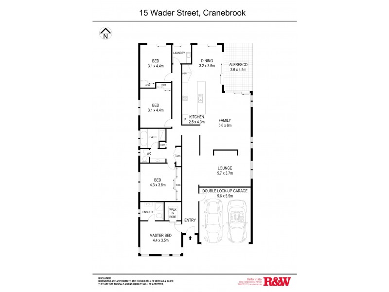 15 Wader Street, Cranebrook NSW 2749 Floorplan