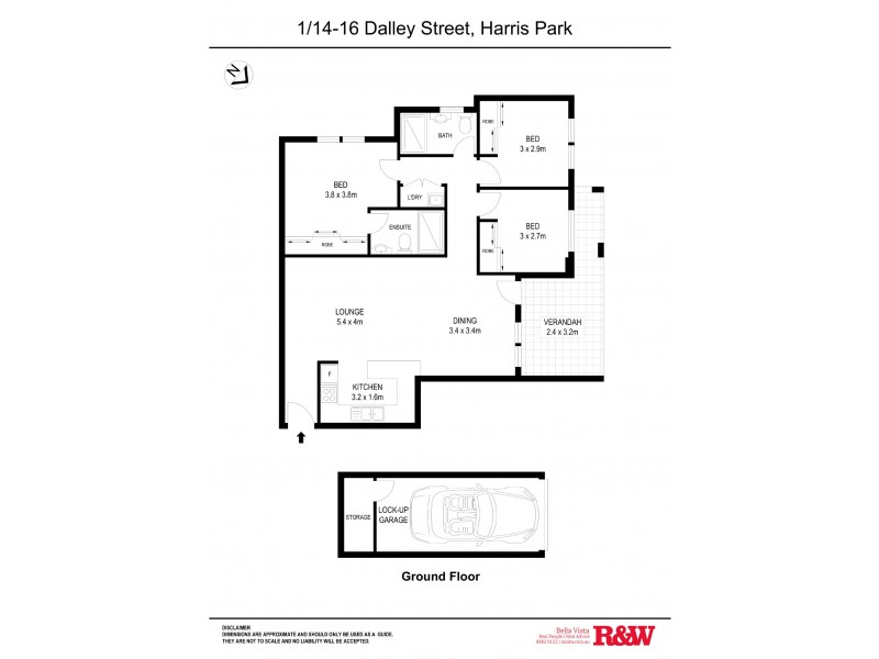 1/14-16 Dalley Street, Harris Park NSW 2150 Floorplan