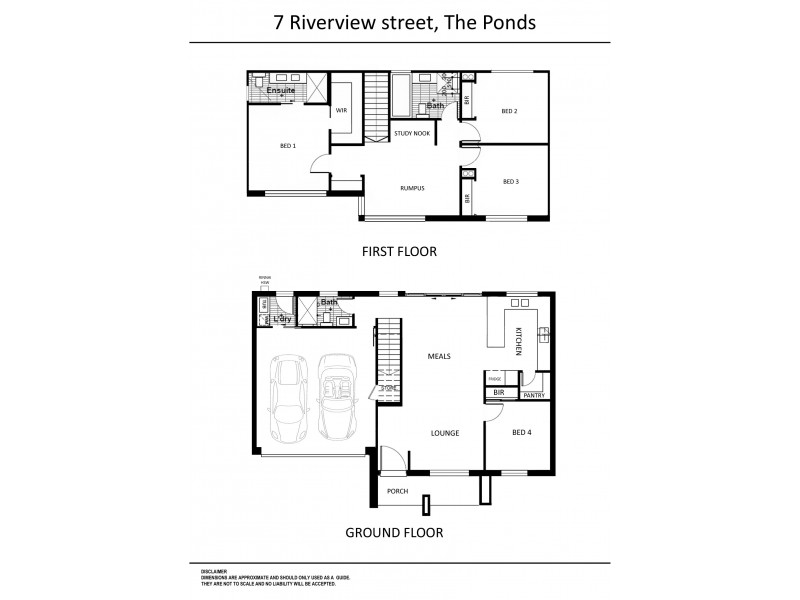 7 Riverview Street, The Ponds NSW 2769 Floorplan