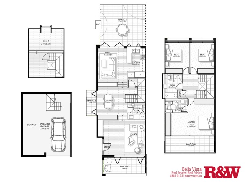 3A, 3B, 4A, 4B/17-21 Dobson crescent, Dundas Valley NSW 2117