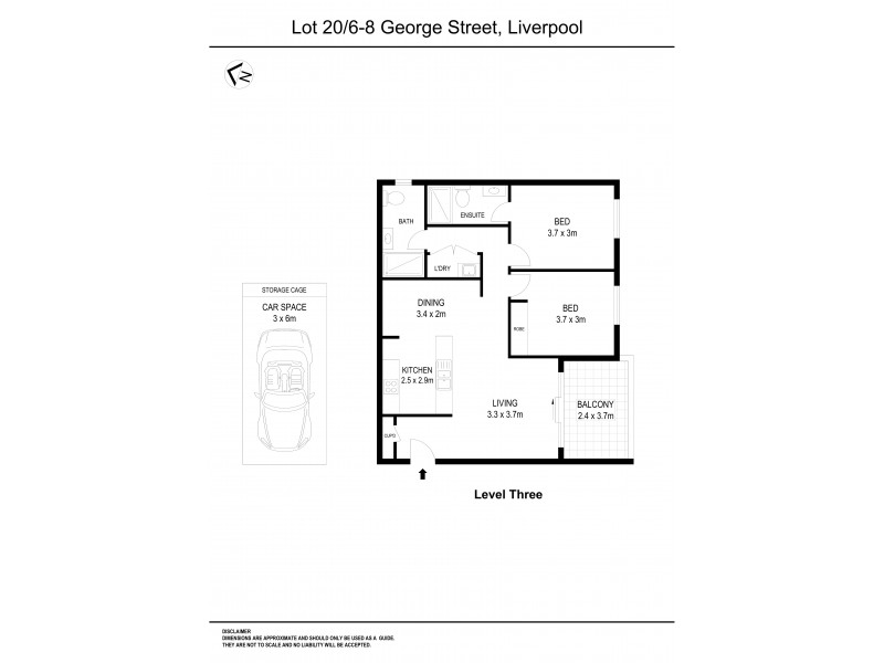 Lot 20/6-8 George street, Liverpool NSW 2170 Floorplan