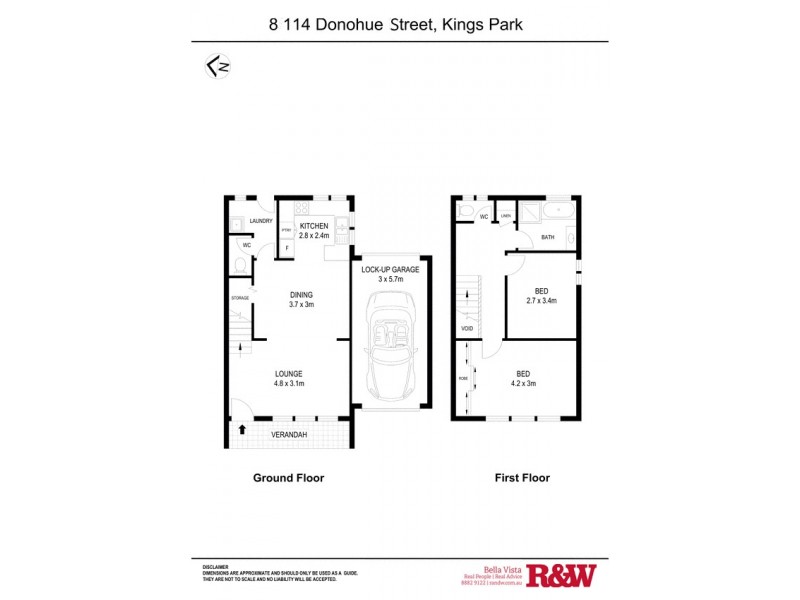8/114 Donohue Street, Kings Park NSW 2148 Floorplan