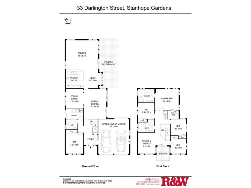 33 Darlington Street, Stanhope Gardens NSW 2768 Floorplan