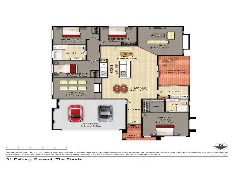 31 Estuary Crescent, The Ponds NSW 2769 Floorplan