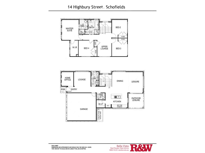 14 Highbury Street, Schofields NSW 2762 Floorplan