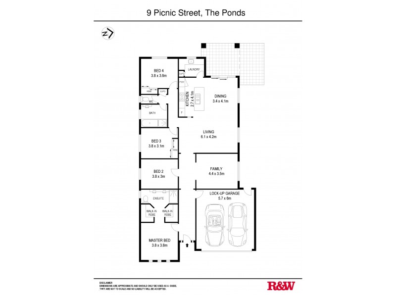 9 Picnic Street, The Ponds NSW 2769 Floorplan