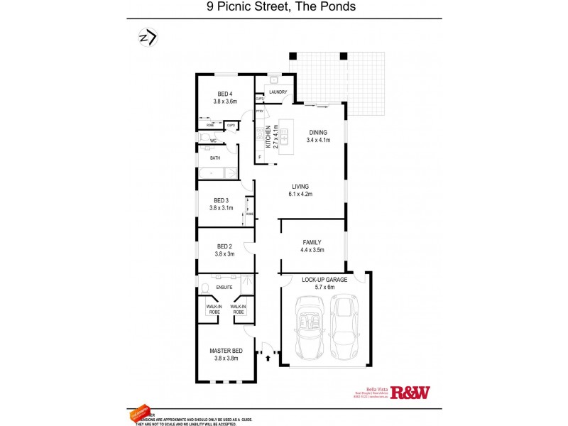9 Picnic Street, The Ponds NSW 2769 Floorplan