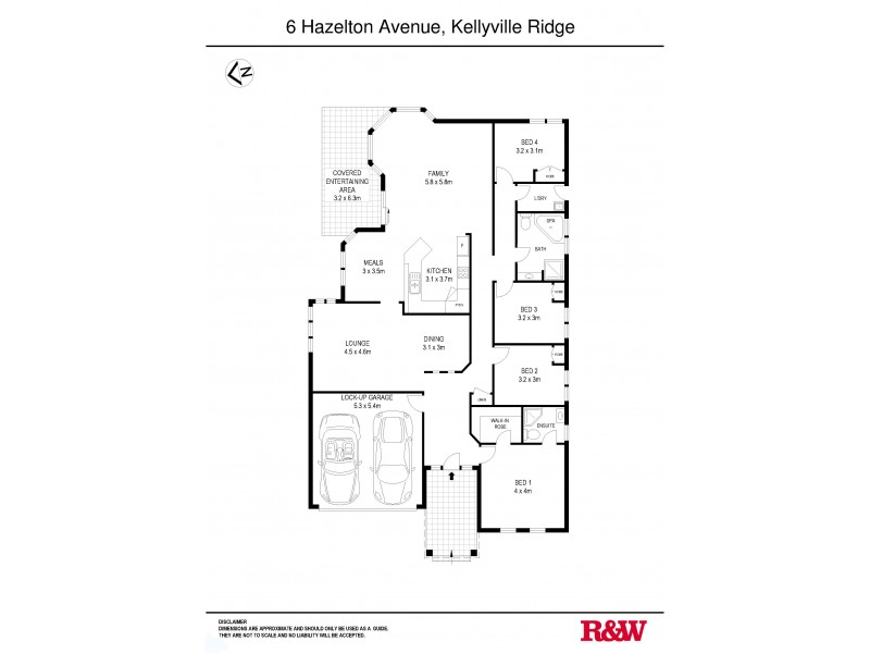 6 Hazelton Avenue, Kellyville Ridge NSW 2155 Floorplan