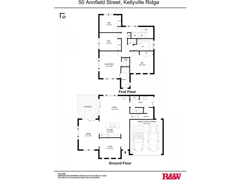 50 Annfield Street, Kellyville Ridge NSW 2155 Floorplan