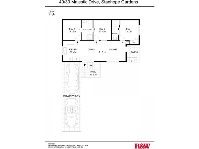 40/30 Majestic Drive, Stanhope Gardens NSW 2768 Floorplan