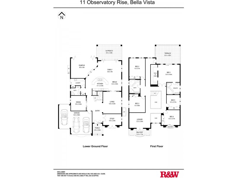 11 Observatory Rise, Bella Vista NSW 2153 Floorplan
