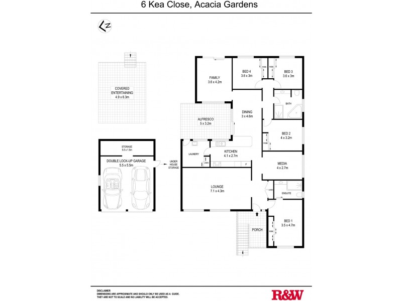 6 Kea Close, Acacia Gardens NSW 2763 Floorplan