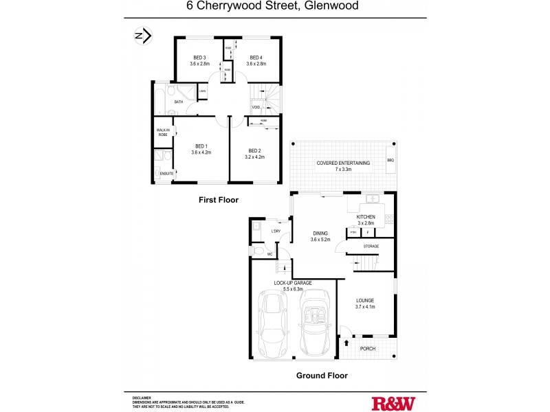 6 Cherrywood Street, Glenwood NSW 2768 Floorplan