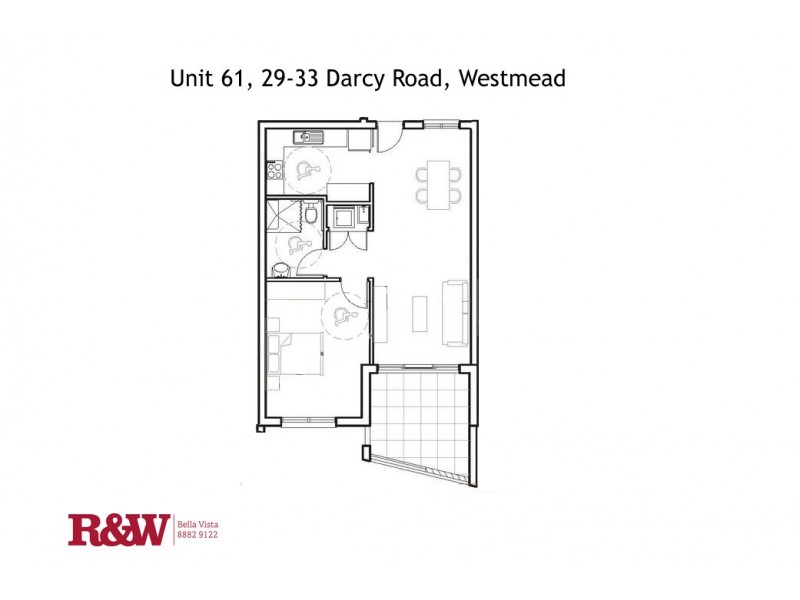 61/29-33 Darcy Rd, Westmead NSW 2145 Floorplan