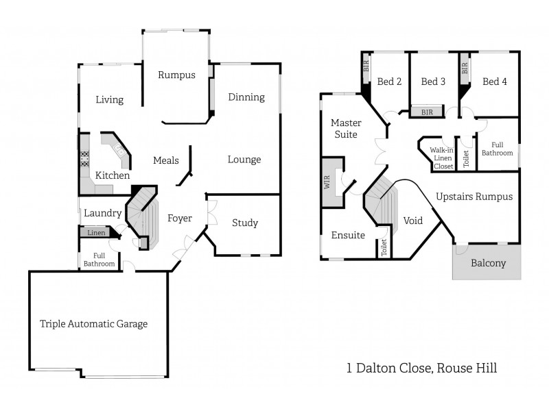 1 Dalton Close, Rouse Hill NSW 2155 Floorplan