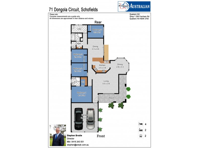71 Dongola Circuit, Schofields NSW 2762 Floorplan