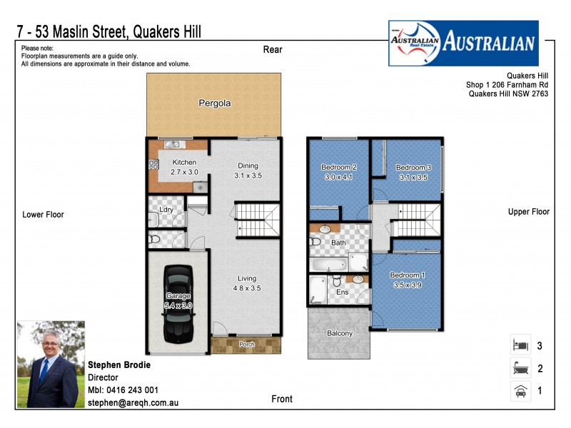 7/53 Maslin Crescent, Quakers Hill NSW 2763 Floorplan