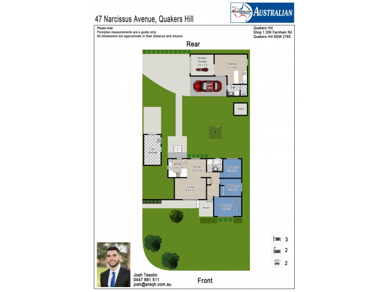 47 Narcissus Avenue, Quakers Hill NSW 2763 Floorplan