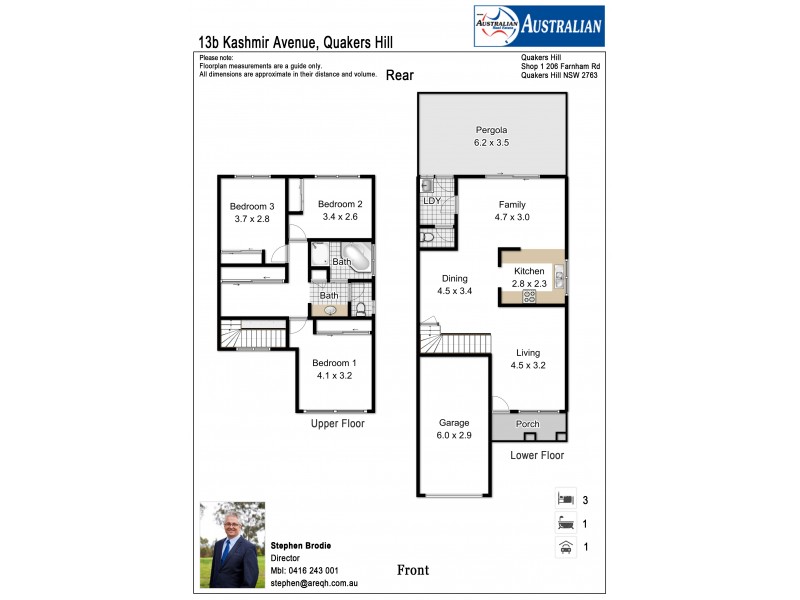13b Kashmir Avenue, Quakers Hill NSW 2763 Floorplan