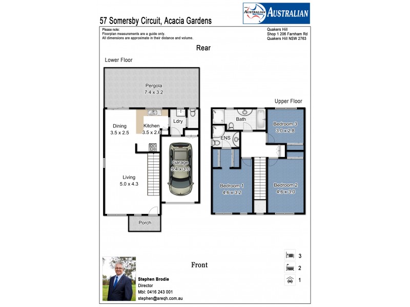 57 Somersby Circuit, Acacia Gardens NSW 2763 Floorplan