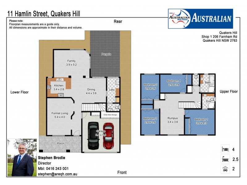 11 Hamlin Street, Quakers Hill NSW 2763 Floorplan