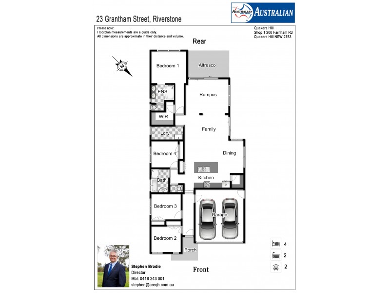 23 Grantham Street, Riverstone NSW 2765 Floorplan