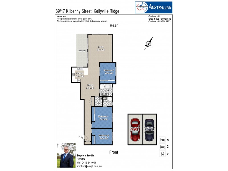 39/17 Kilbenny Street, Kellyville Ridge NSW 2155 Floorplan