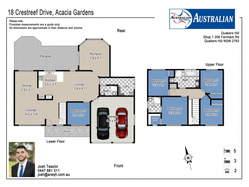 18 Crestreef Drive, Acacia Gardens NSW 2763 Floorplan