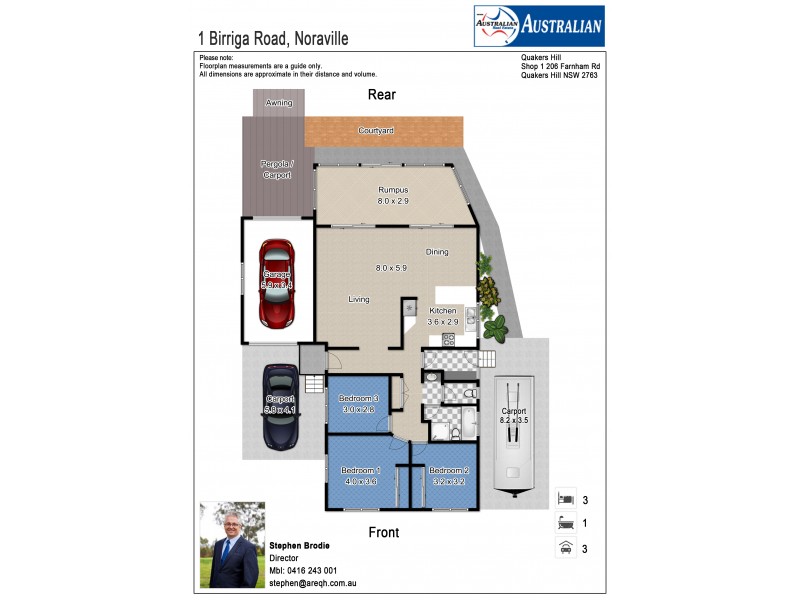 1 Birriga Road, Noraville NSW 2263 Floorplan