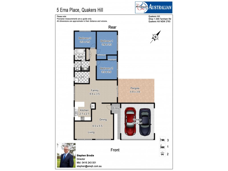 5  Erna Place, Quakers Hill NSW 2763 Floorplan