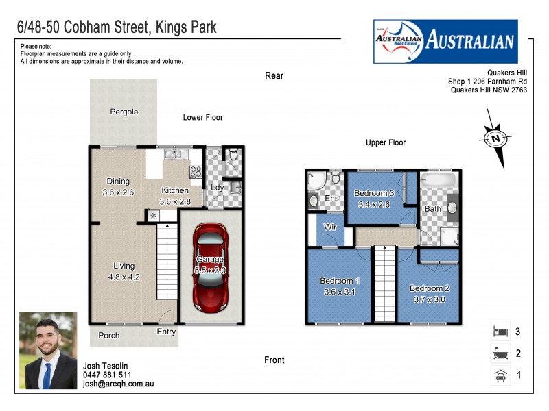 6/48-50 Cobham Street, Kings Park NSW 2148 Floorplan
